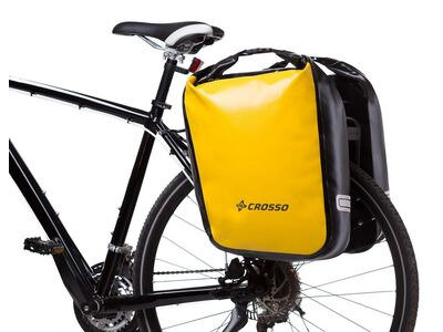Crosso Bags Dry 60L Panniers Klickfix  Yellow  click to zoom image