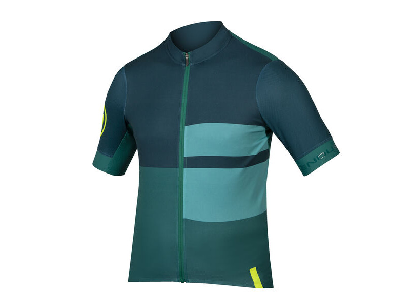 Endura FS260 Print S/S Jersey Emerald Green click to zoom image