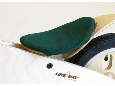 Kokua LIKEaBIKE Wooden Bike Saddle Cover  Forest Green  click to zoom image