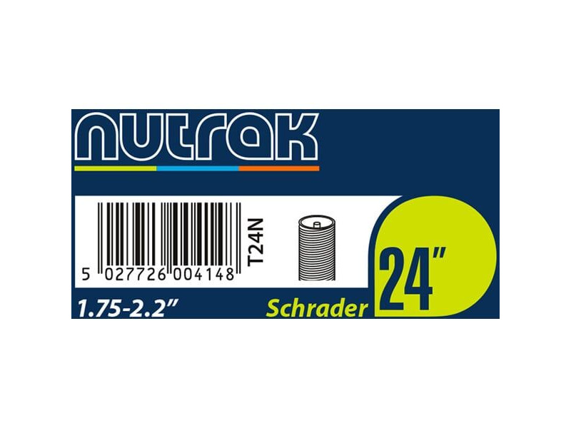 Nutrak 24x1.75-2.2 Schrader Inner Tube click to zoom image
