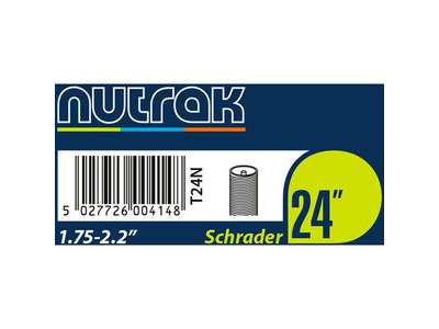 Nutrak 24x1.75-2.2 Schrader Inner Tube 