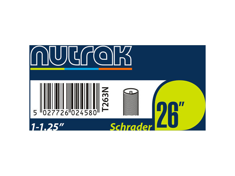 Nutrak 26x1 - 1.25" Schrader click to zoom image