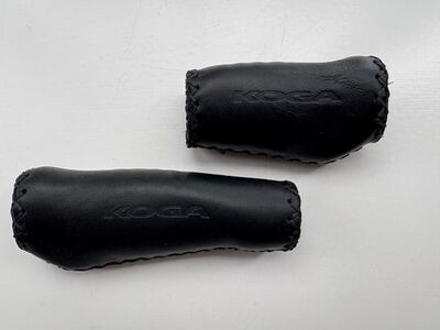 Koga Ergonomic Leather ROHLOFF Handlebar Grips 130/90mm Pair 