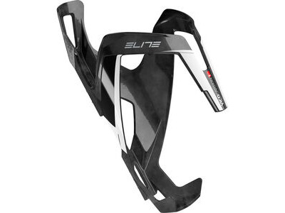 ELITE Vico carbon bottle cage  Gloss Black / Gloss White  click to zoom image