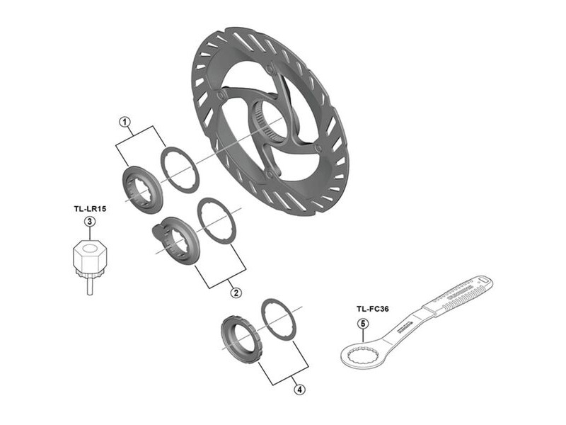 Shimano EW-SS302 Lock Ring with Magnet and Washer click to zoom image