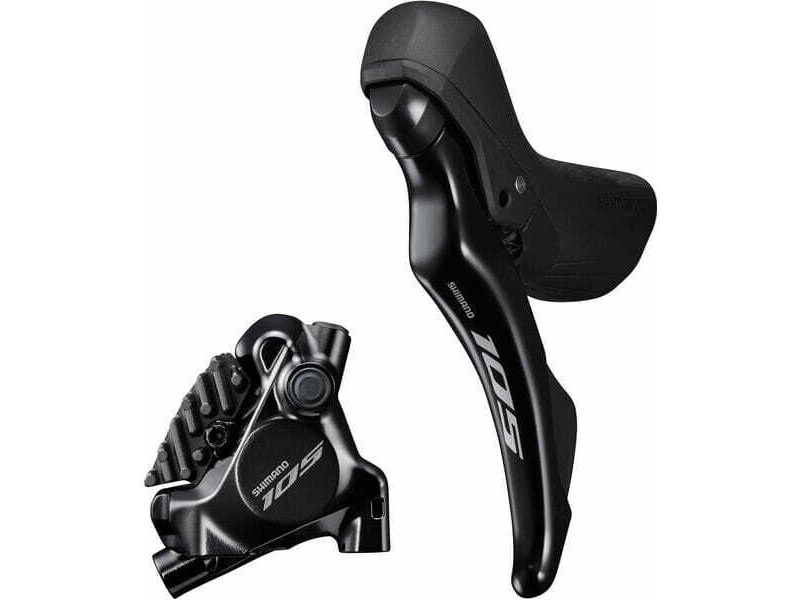 Shimano ST-R7120 105 hydraulic disc STI set flat mount calliper left rear black click to zoom image