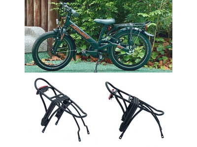 Cyclesense Pannier Rack for 20" Wheel Bikes Black click to zoom image