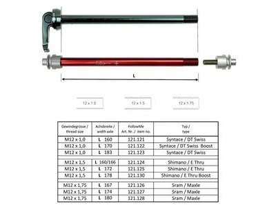 FollowMe Sram UDH Adaptor click to zoom image
