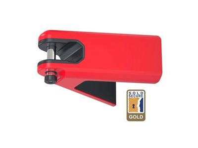 Hiplok Airlok Wall Mounted Lock/Hanger  RED  click to zoom image