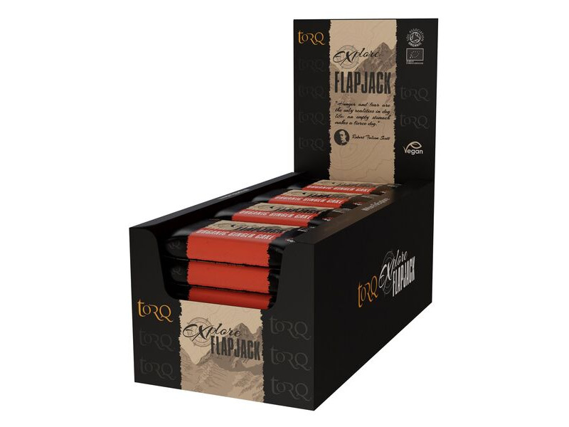 TORQ Torq Explore Flapjack (65g) Ginger Cake click to zoom image