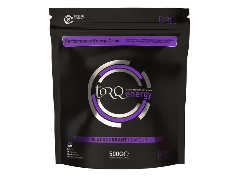 Torq Natural Energy Drink (1 X 500g): Blackcurrant click to zoom image
