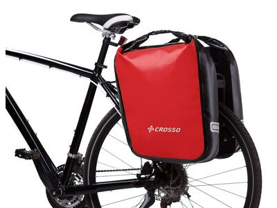 Crosso Bags Dry 60L (Pair) Rear  Red  click to zoom image