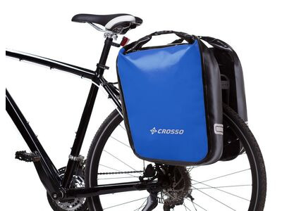 Crosso Bags Dry 60L (Pair) Rear  Blue  click to zoom image