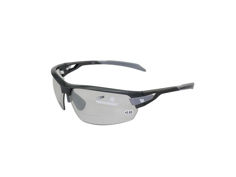 BZ Optics PHO Bi-focal Photochromic Glasses Graphite click to zoom image
