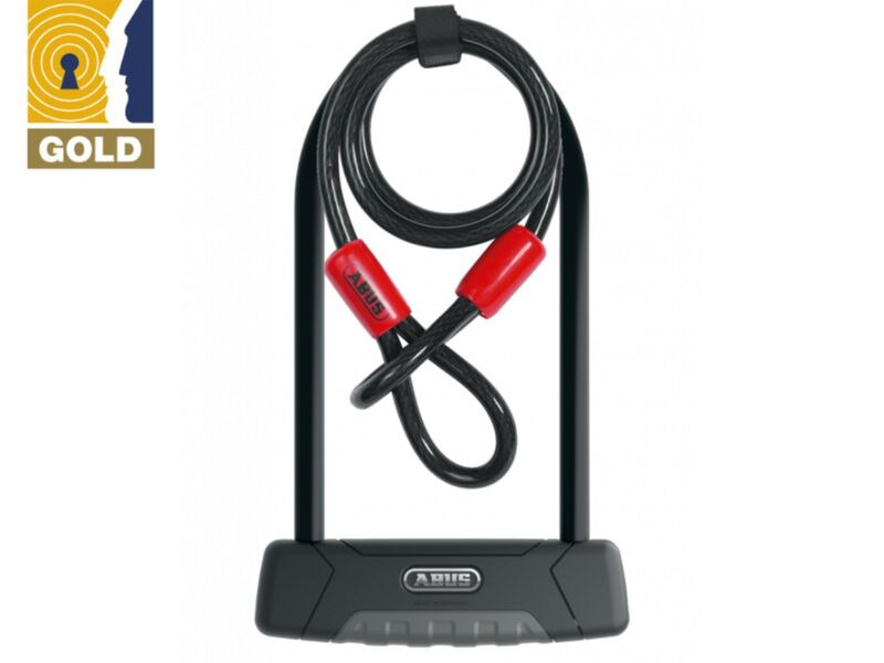 Abus Granit Plus 470 230mm & Cable Gold Sold Secure click to zoom image