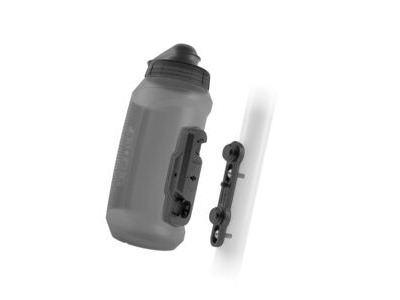 Fidlock Twist 750 Compact Bottle & Cage 750ml Trans Black  click to zoom image