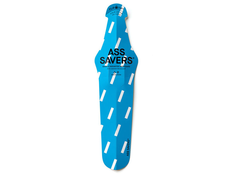 Ass Savers Regular Rear Mudguard Rain Blue click to zoom image