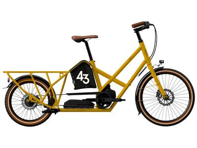 Bike 43 Longtail Cargo Bike Bosch Nexus  Yellow  click to zoom image