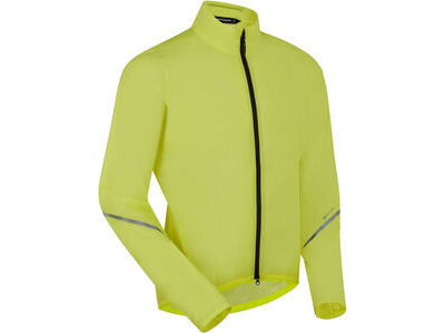 Madison Flux 2L Ultra Packable Men's Waterproof Jacket Hi-viz Yellow click to zoom image
