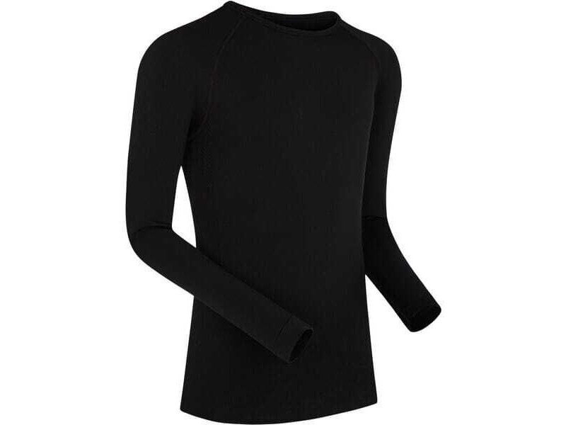 Madison Roam Isoler Mesh Long Sleeve Baselayer Black click to zoom image
