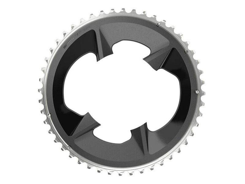 SRAM Rival AXS Chain Ring Road 107bcd 2x12 Black With Cover Plate click to zoom image