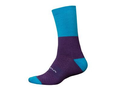 Endura BaaBaa Merino Winter Sock Electric Blue 