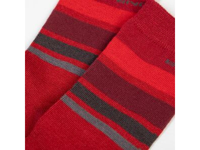 Endura BaaBaa Merino Stripe Socks Red click to zoom image