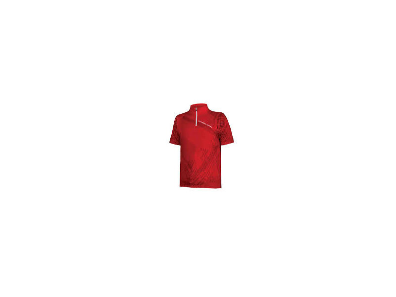 Endura Kids Ray S/S Jersey Red click to zoom image