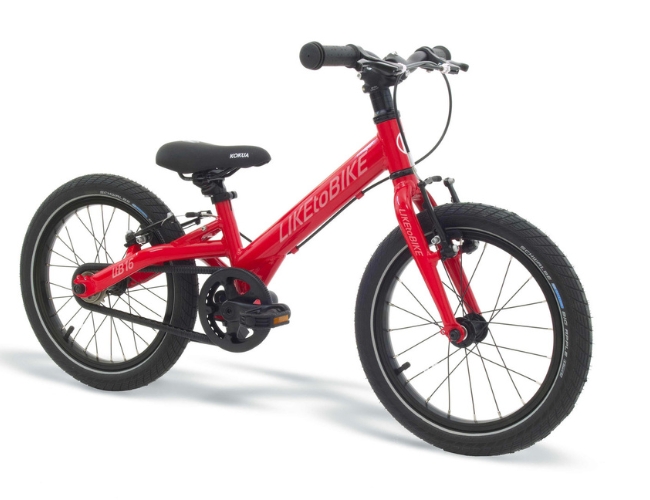 LIKEtoBIKE 16s Red Children's Pedal Bike