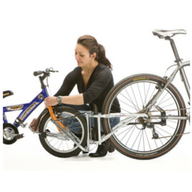 attaching child's bike to adults